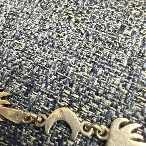 Sterling Silver Moon and Palm Tree Bracelet - Picture 8 of 12